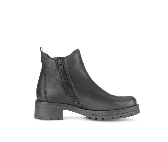 Gabor Damen  Chelsea Boot Schwarz - Glattleder
