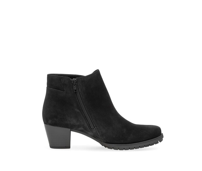 Gabor Damen  Ankle Boot Schwarz - Rauleder