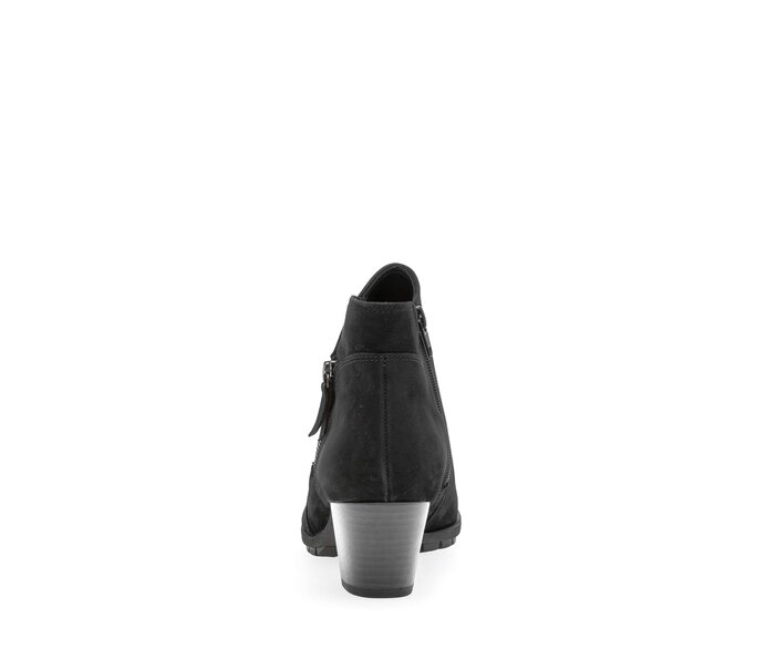 Gabor Damen  Ankle Boot Schwarz - Rauleder