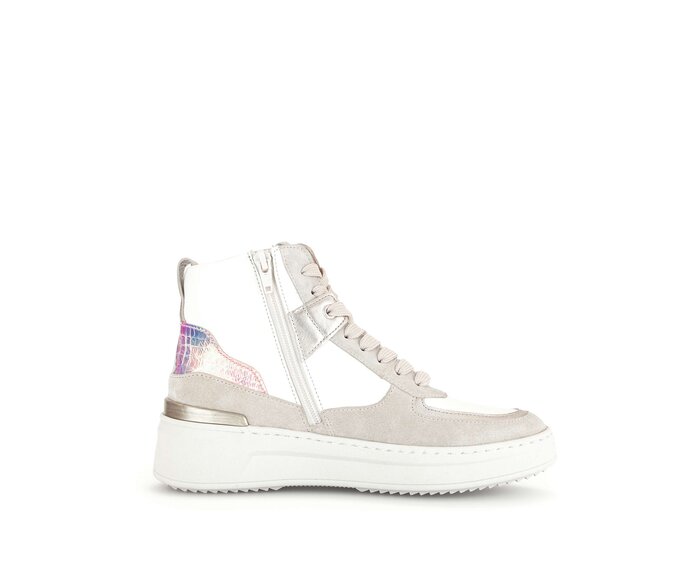 Gabor Damen  Sneaker High Beige - Materialmix Leder/Lederimitat