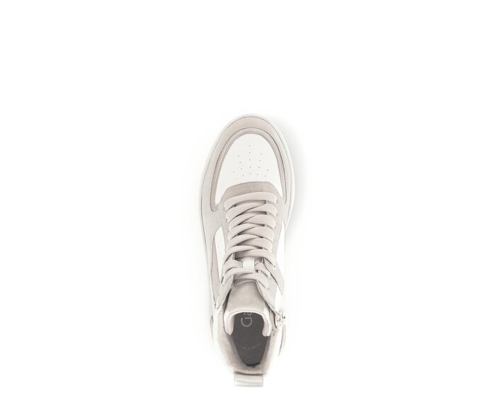 Gabor Damen  Sneaker High Beige - Materialmix Leder/Lederimitat