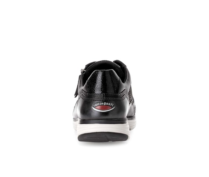 Gabor Damen  Sneaker Low Schwarz - Materialmix Leder/Lederimitat