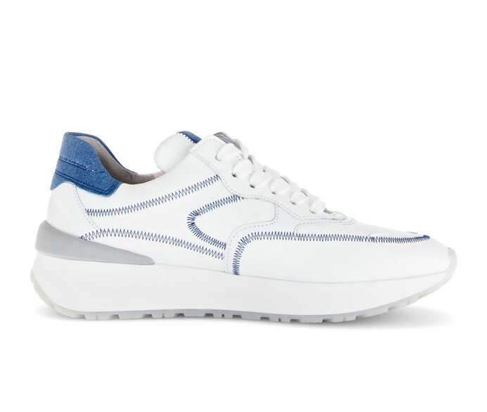 Gabor Damen  Sneaker Low Weiß - Glattleder