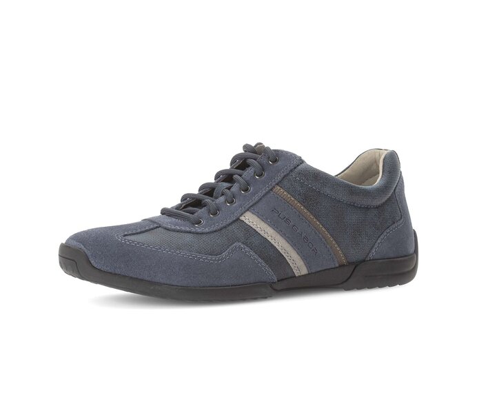Pius Gabor Herren Sneaker Low Blau - Materialmix Leder/Lederimitat