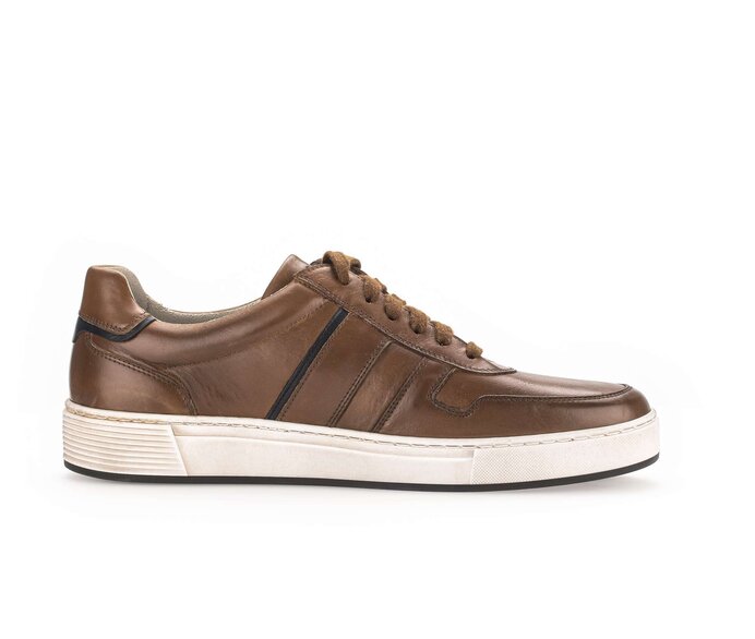 Pius Gabor Herren Sneaker Low Braun - Glattleder