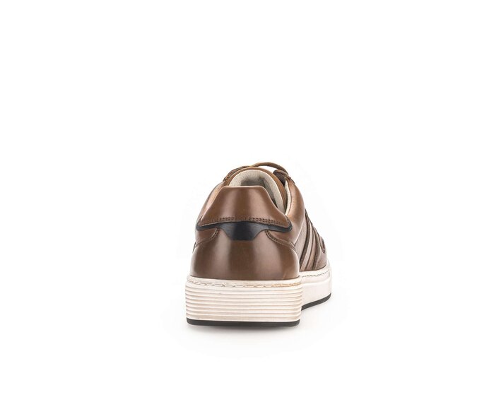 Pius Gabor Herren Sneaker Low Braun - Glattleder
