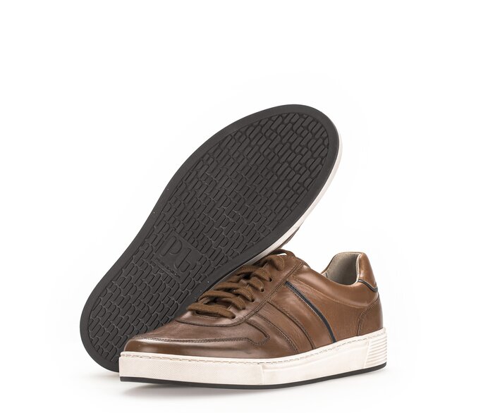 Pius Gabor Herren Sneaker Low Braun - Glattleder