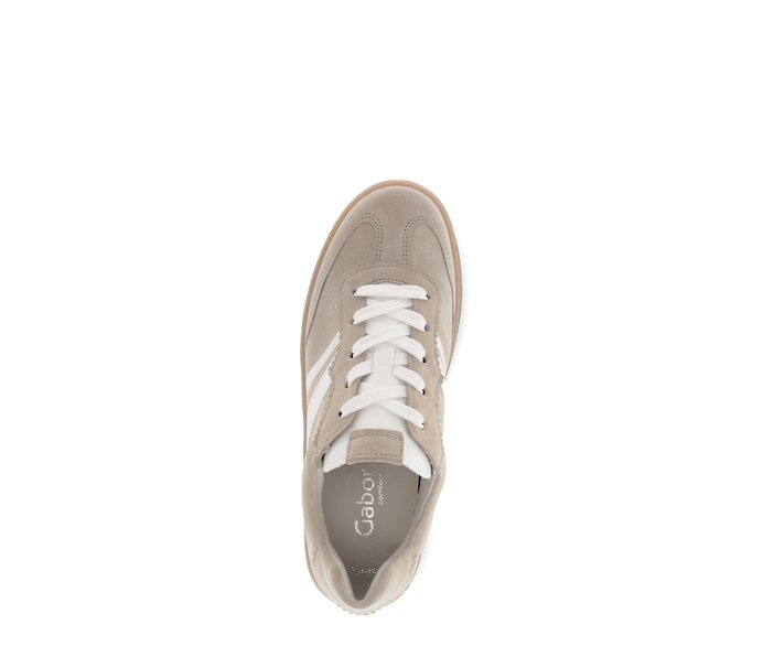 Gabor Damen  Sneaker Low Beige - Rauleder