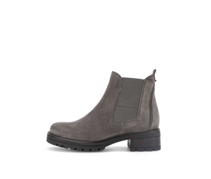 Gabor Damen Chelsea Boot Grau - Rauleder