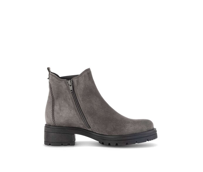 Gabor Damen  Chelsea Boot Grau - Rauleder