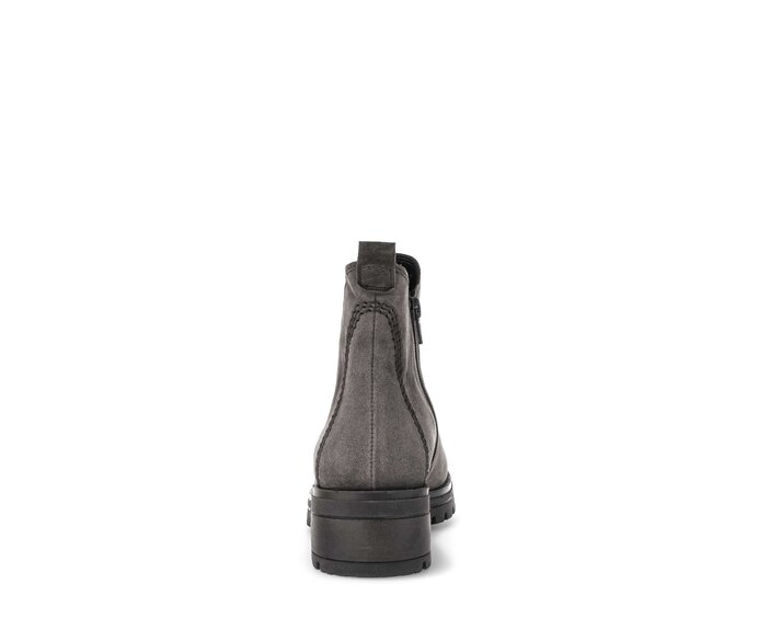 Gabor Damen  Chelsea Boot Grau - Rauleder