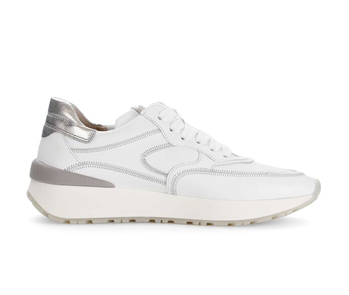 Gabor Damen  Sneaker Low Weiß - Glattleder