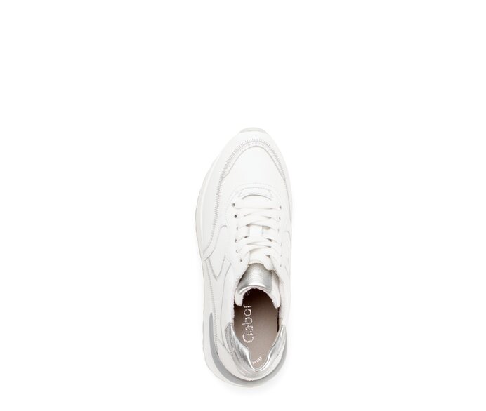 Gabor Damen  Sneaker Low Weiß - Glattleder