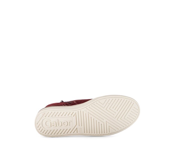 Gabor Damen  Sneaker High Rot - Rauleder
