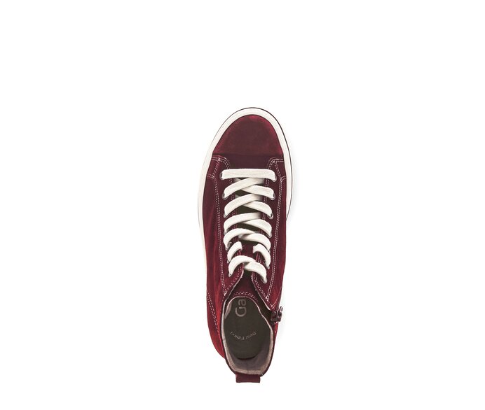 Gabor Damen  Sneaker High Rot - Rauleder