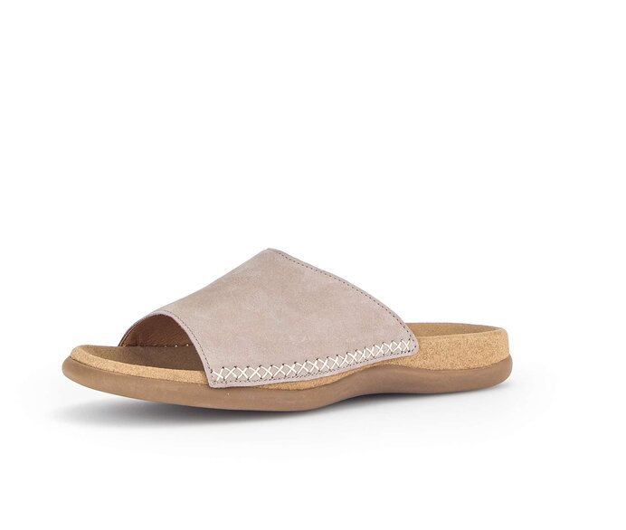 Gabor Damen  Pantolette Beige - Rauleder