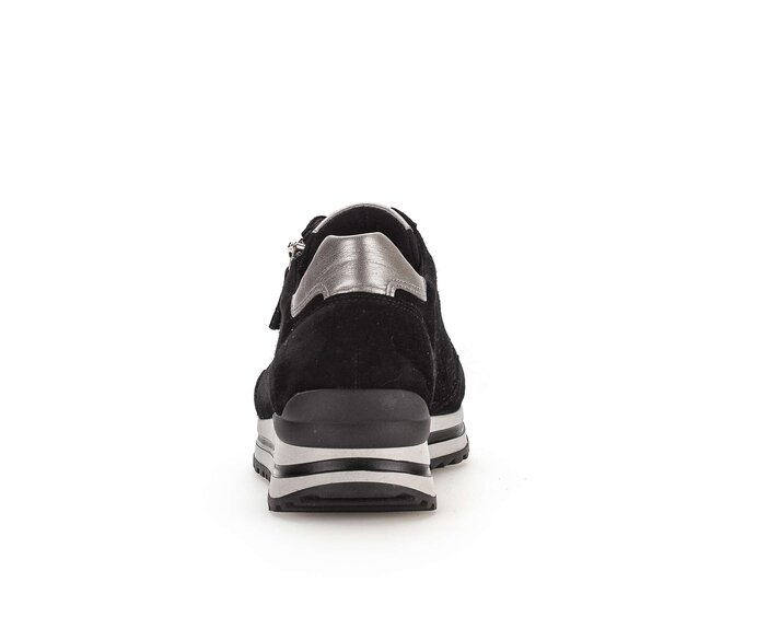 Gabor Damen  Sneaker Low Schwarz - Rauleder
