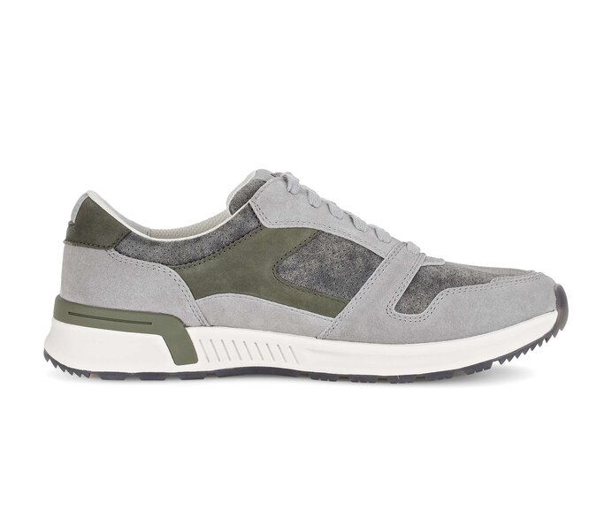 Pius Gabor Herren Sneaker Low Grau - Materialmix Leder/Textil