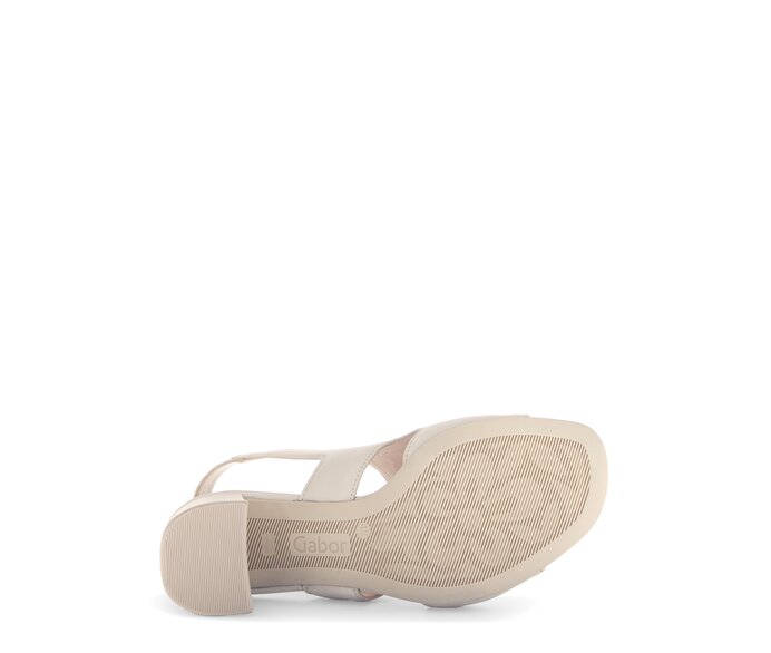 Gabor Damen  Riemchensandale Beige - Glattleder