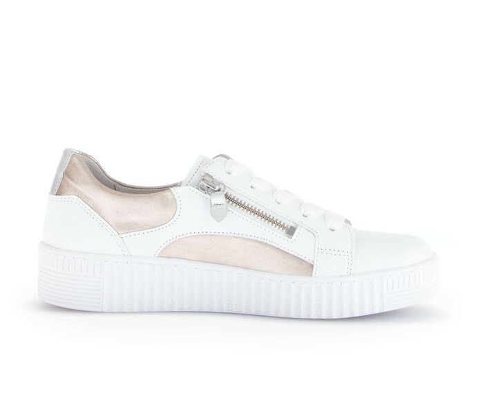 Gabor Damen  Sneaker Low Weiß - Glattleder