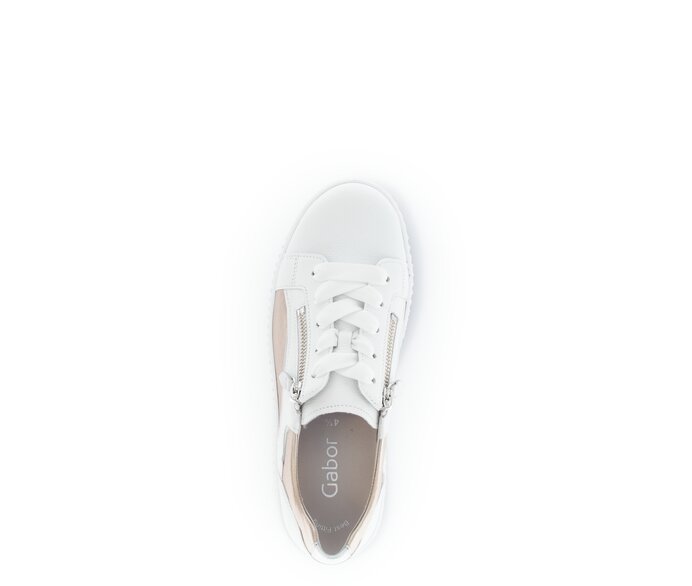 Gabor Damen  Sneaker Low Weiß - Glattleder
