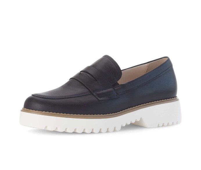 Gabor Damen  Slipper Schwarz - Glattleder