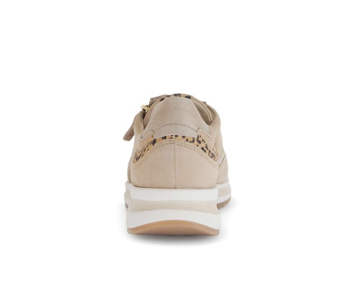 Gabor Damen  Sneaker Low Beige - Materialmix Leder