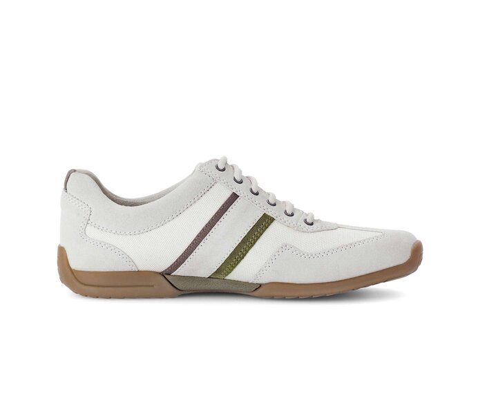 Pius Gabor Herren Sneaker Low Weiß - Materialmix Leder/Textil
