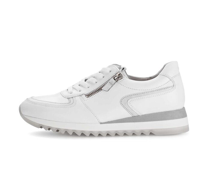 Gabor Damen Sneaker Low Weiß - Glattleder