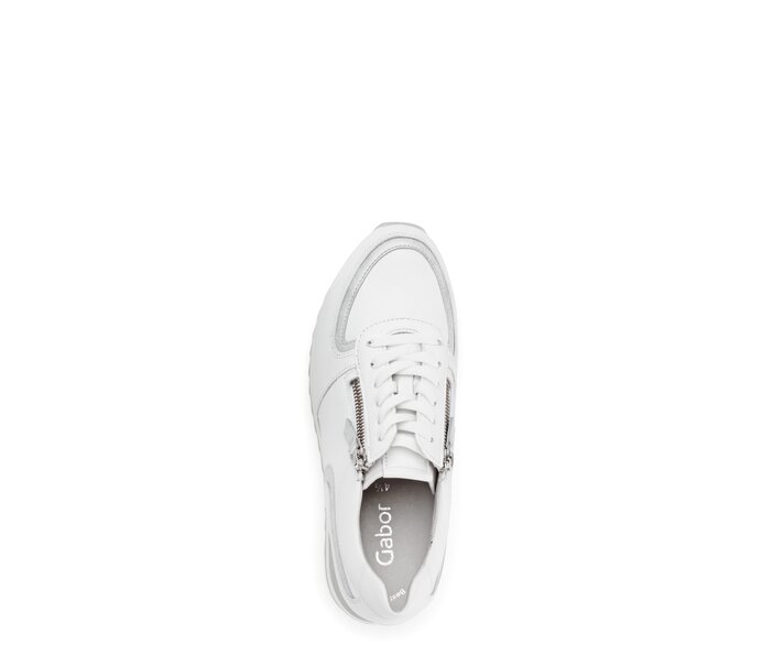Gabor Damen  Sneaker Low Weiß - Glattleder