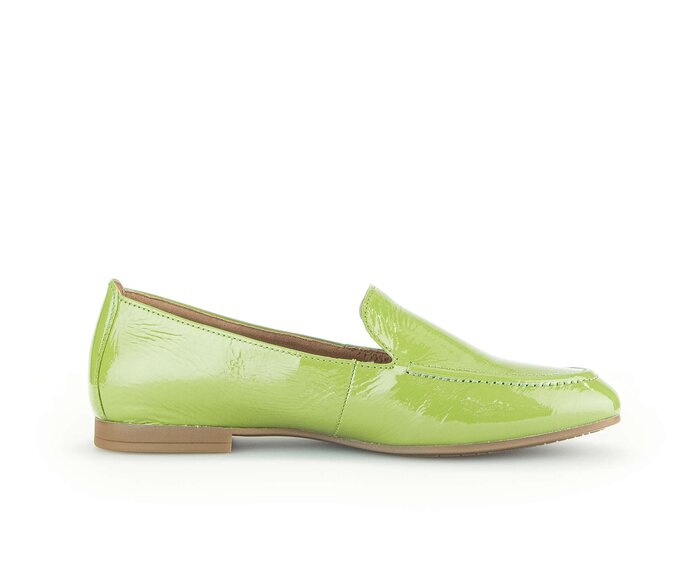 Gabor Damen  Slipper Grün - Lackleder
