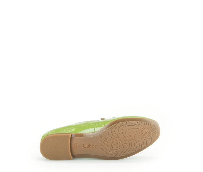 Gabor Damen  Slipper Grün - Lackleder