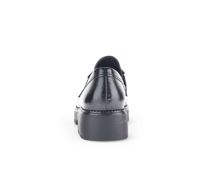 Gabor Damen  Loafer Schwarz - Lackleder