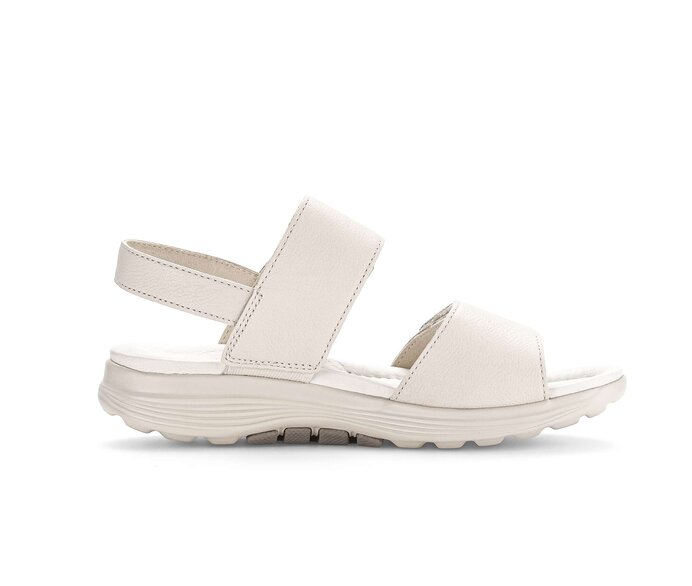 Gabor Damen  Trekkingsandale Creme - Glattleder