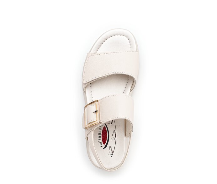 Gabor Damen  Trekkingsandale Creme - Glattleder