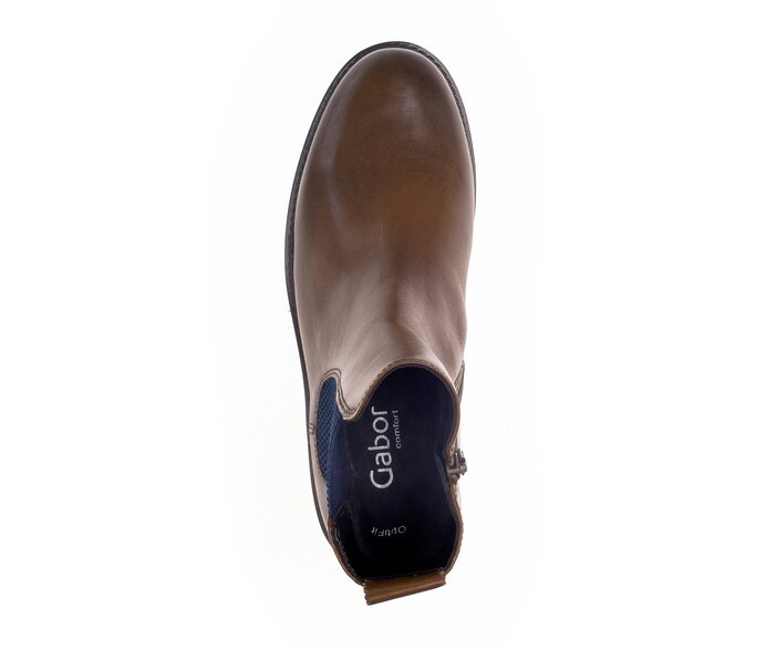 Gabor Damen  Chelsea Boot Braun - Glattleder