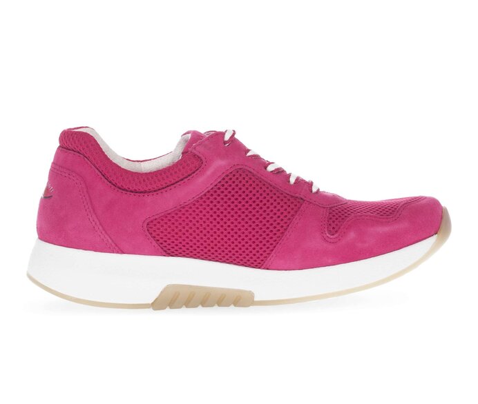 Gabor Damen  Sneaker Low Pink - Materialmix Leder