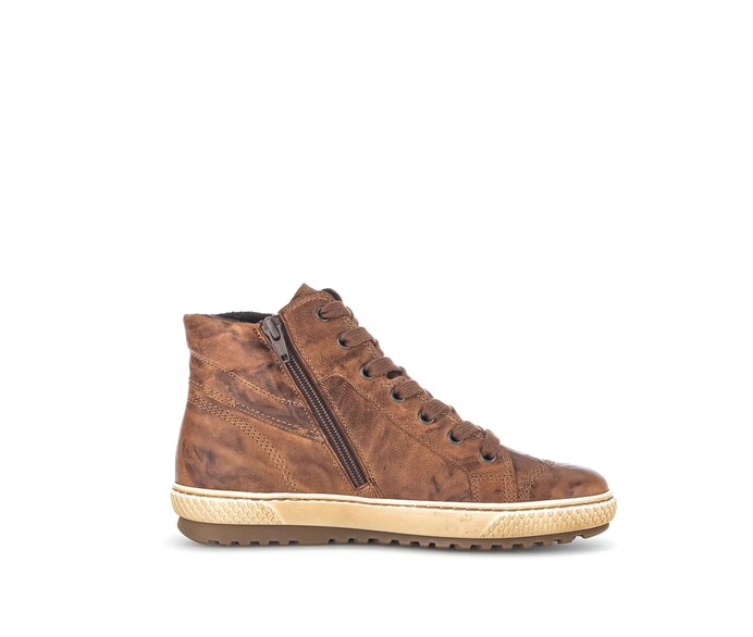 Gabor Damen  Sneaker High Braun - Glattleder