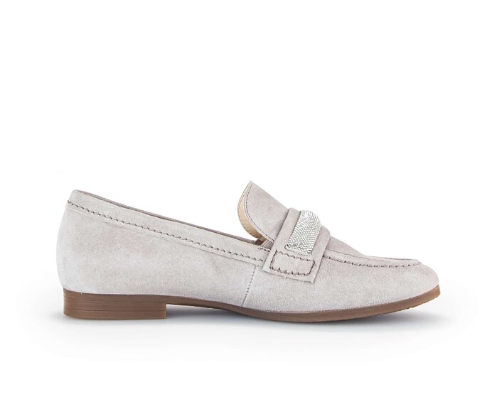 Gabor Damen  Slipper Creme - Rauleder