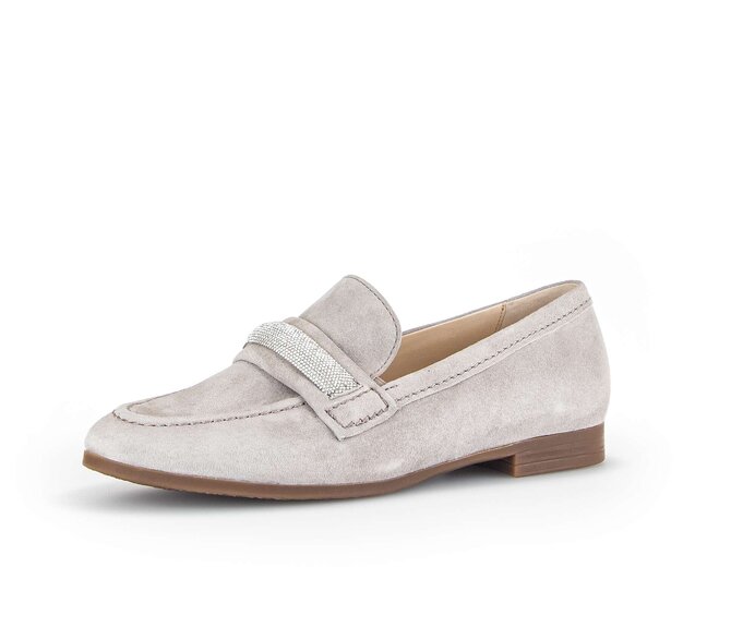 Gabor Damen  Slipper Creme - Rauleder