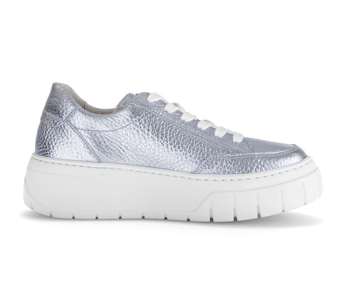 Gabor Damen  Sneaker Low Blau - Glattleder