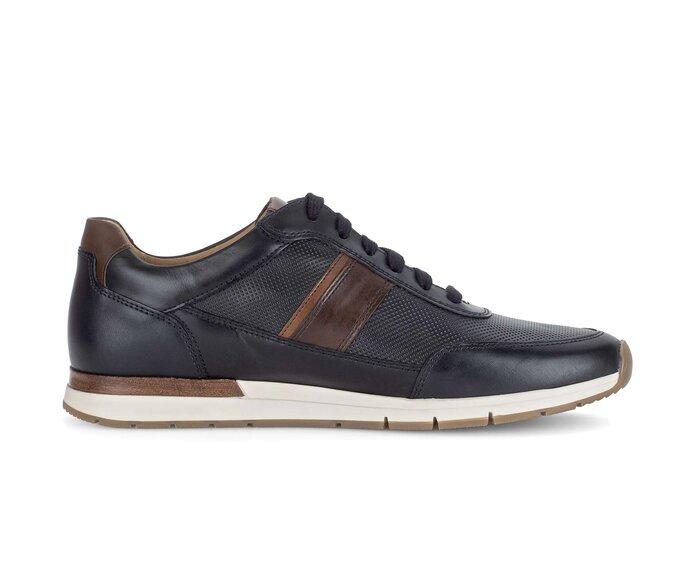 Pius Gabor Herren Sneaker Low Blau - Glattleder
