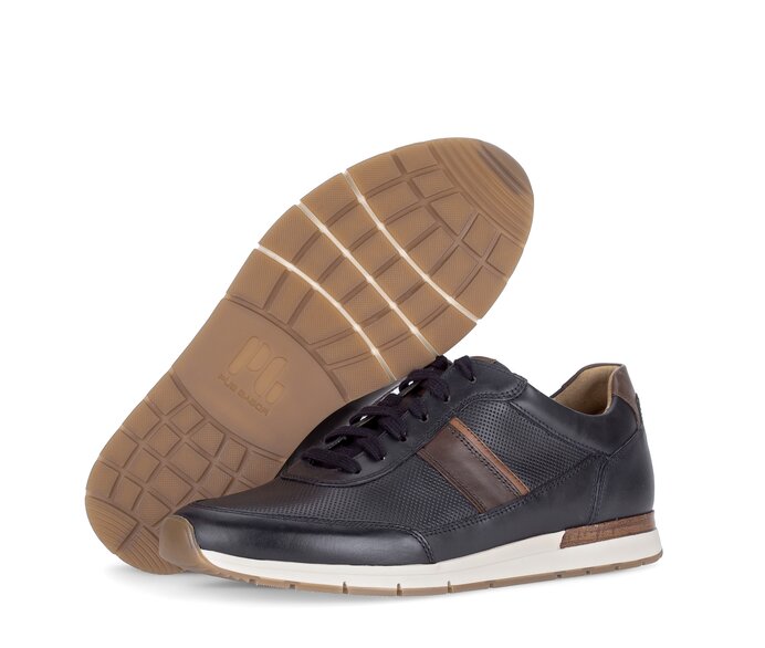 Pius Gabor Herren Sneaker Low Blau - Glattleder
