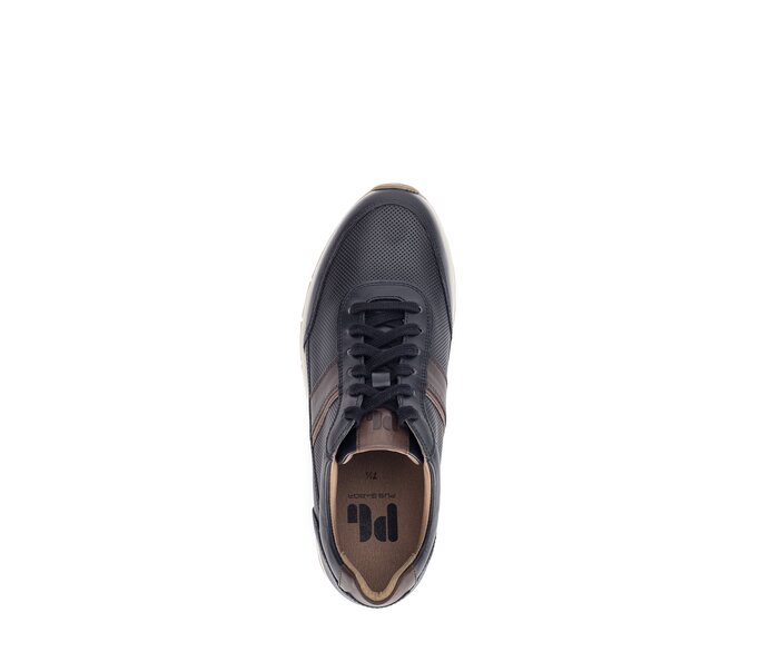 Pius Gabor Herren Sneaker Low Blau - Glattleder