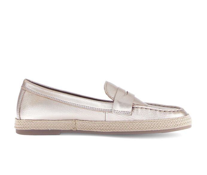 Gabor Damen  Slipper Gold - Effektleder
