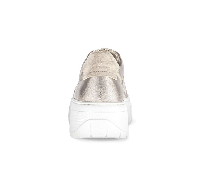 Gabor Damen  Sneaker Low Gold - Materialmix Leder