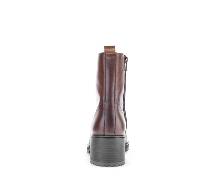 Gabor Damen  Schnürstiefelette Braun - Glattleder