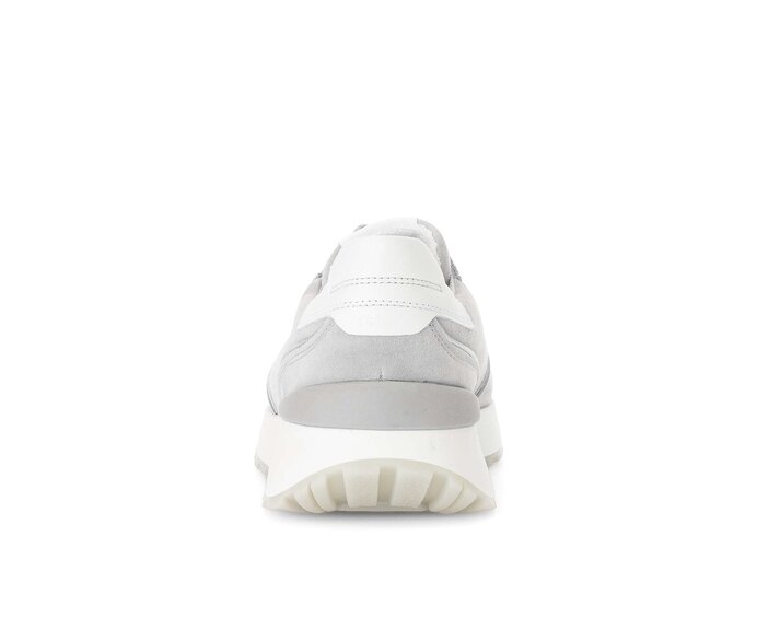 Gabor Damen  Sneaker Low Grau - Materialmix Leder
