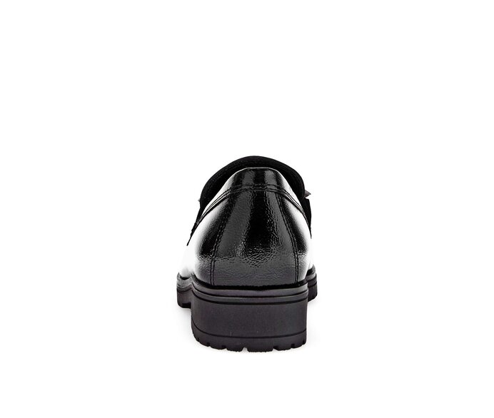 Gabor Damen  Loafer Schwarz - Lackleder