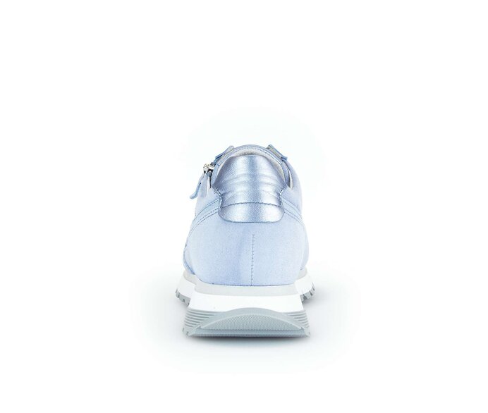 Gabor Damen  Sneaker Low Blau - Materialmix Leder